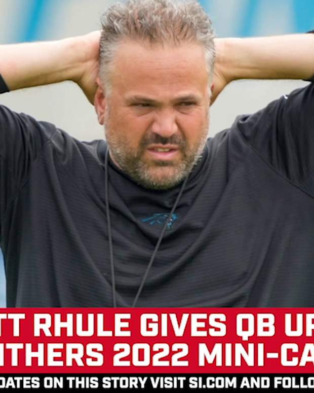 Matt Rhule Gives QB Update At Panthers Mini-Camp